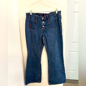 Vintage US POLO ASSOC button fly Jeans Hong Kong
